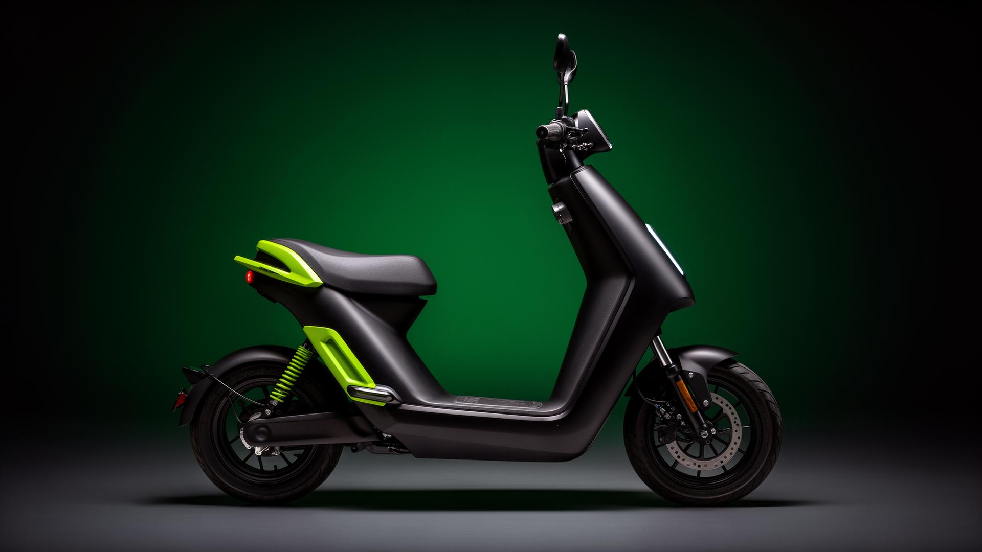 Scooter elétrica Eco City em movimento
